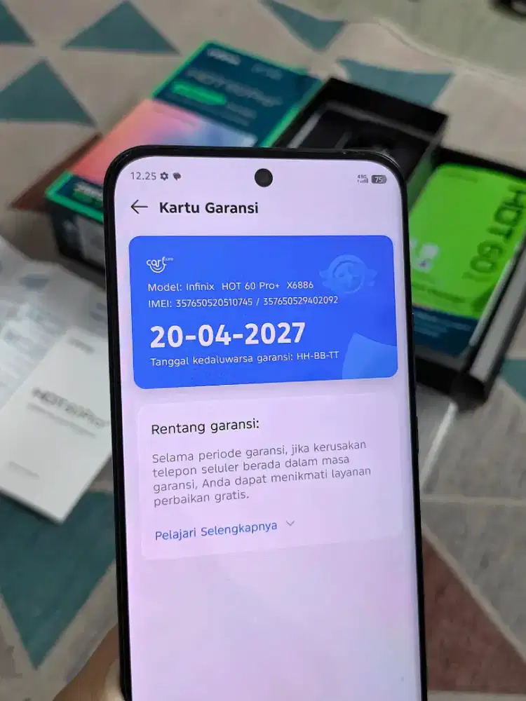 INFINIX HOT 60 PRO PLUS | GARANSI PANJANG 2027