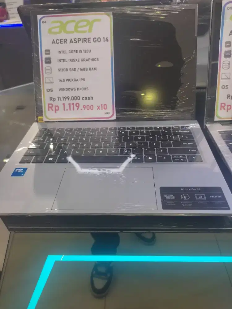 Acer ASPIRE go 14 ram 16/512gb SSD bisa cicilan tanpa DP