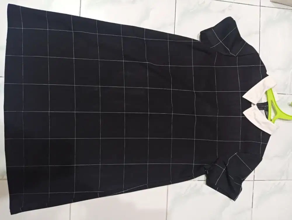 Dress black white