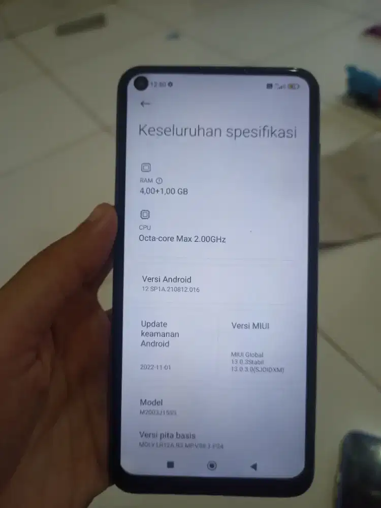 Redmi Note 9 Ram 4/64