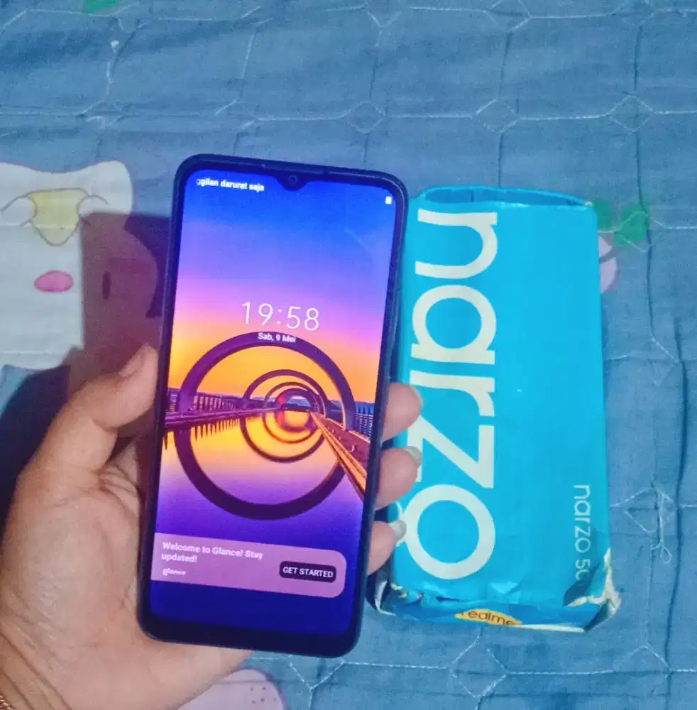 Realme Narzo 50i ram 4/64 Fullset Nomines