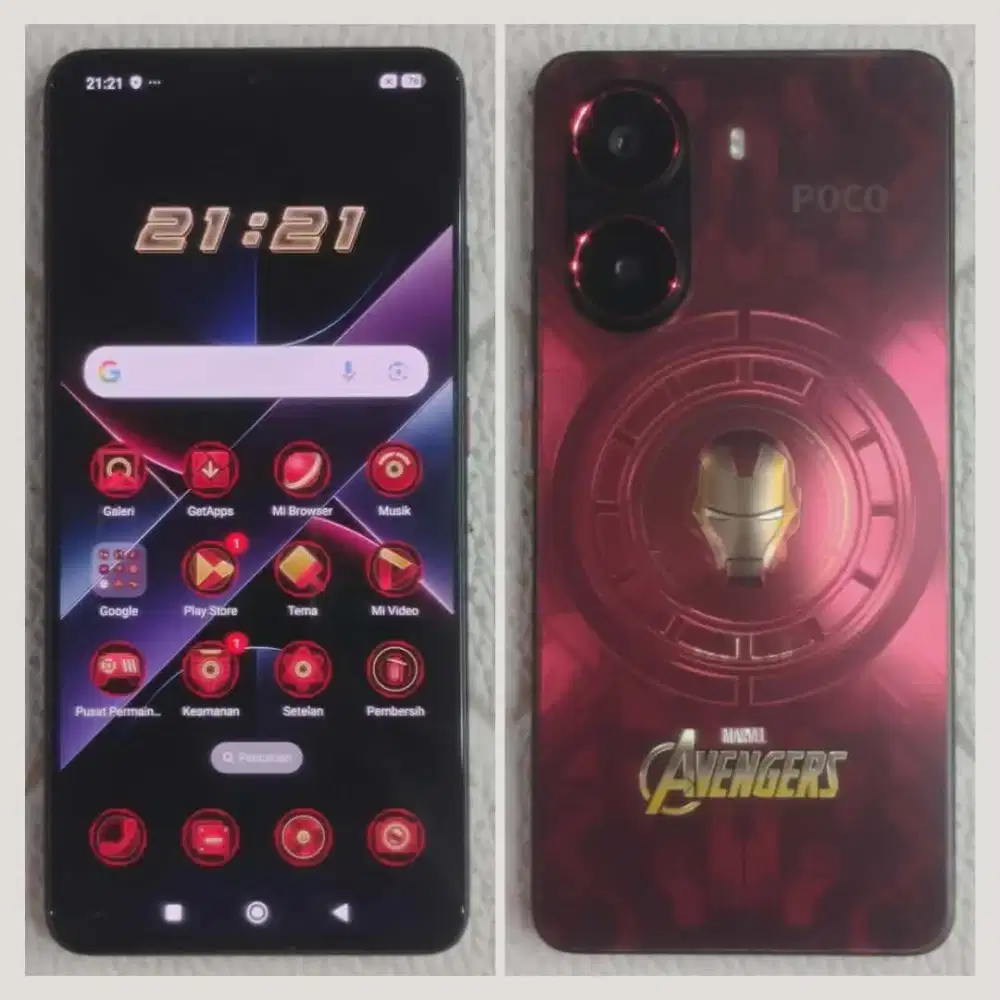 POCO X7 PRO RAM 12/512 IRONMAN EDITION FULLSET SUPER MULUS NO MINUS