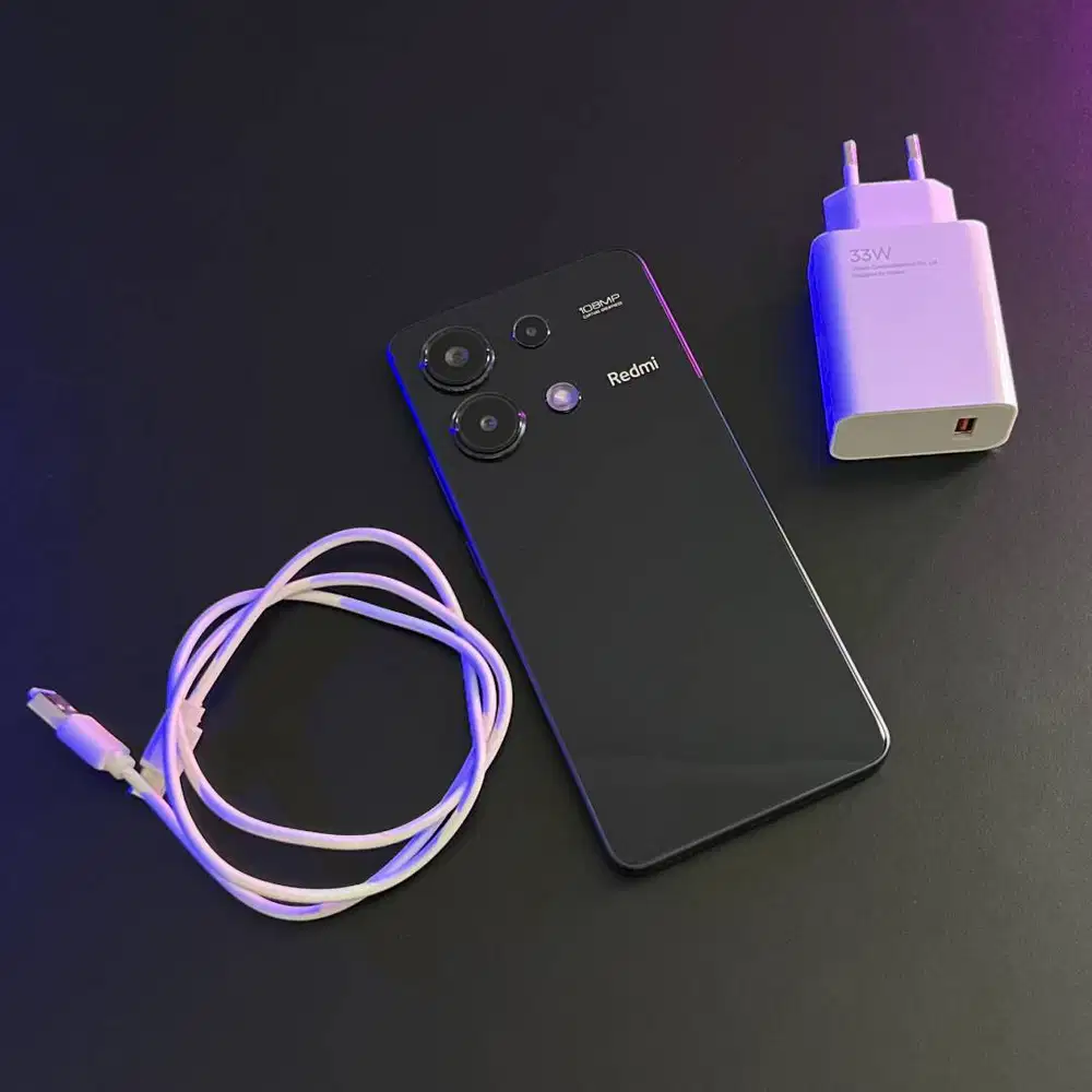 Xiaomi Redmi Note 13 4G | 8GB/256GB | Midnight Black | Like New | Bali
