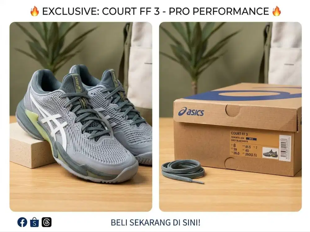 Asics Court FF 3 Novak Edisi 2026