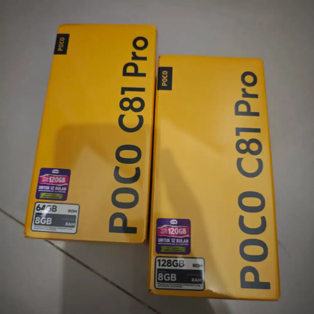 POCO C81 PRO 4/64 4/128 GARANSI RESMI XIAOMI 15 BULAN NO REPACK