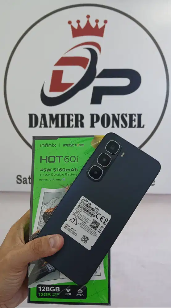 INFINIX HOT 60i (6/128) GARANSI S/D JANUARI 2027