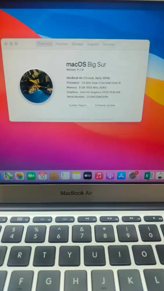 Macbook air 11inch 2014