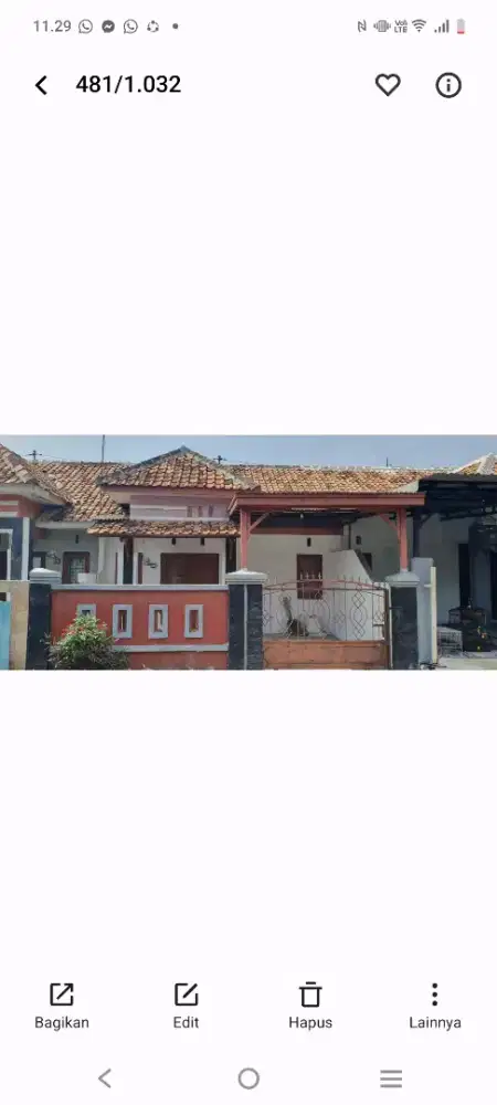 Dijual cepat rumah wiradesa