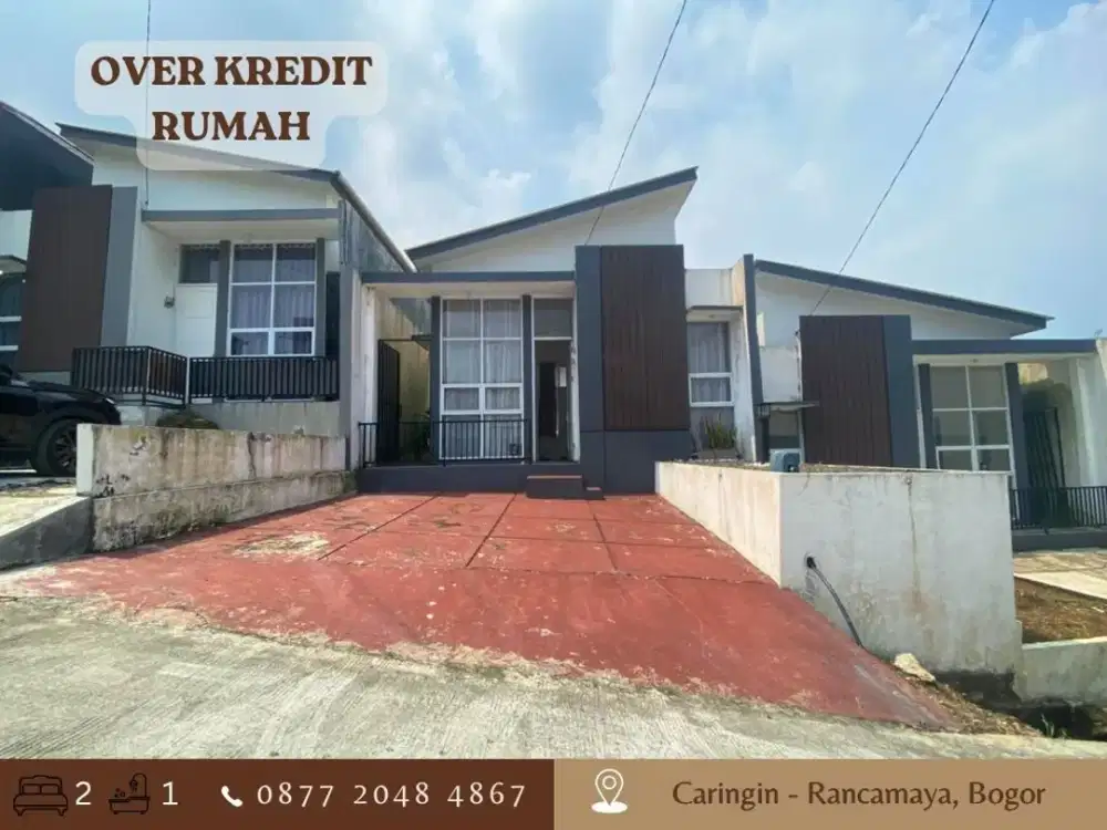 Jual Over Kredit Rumah LT113 45JT dkt Tol di Caringin Rancamaya Bogor