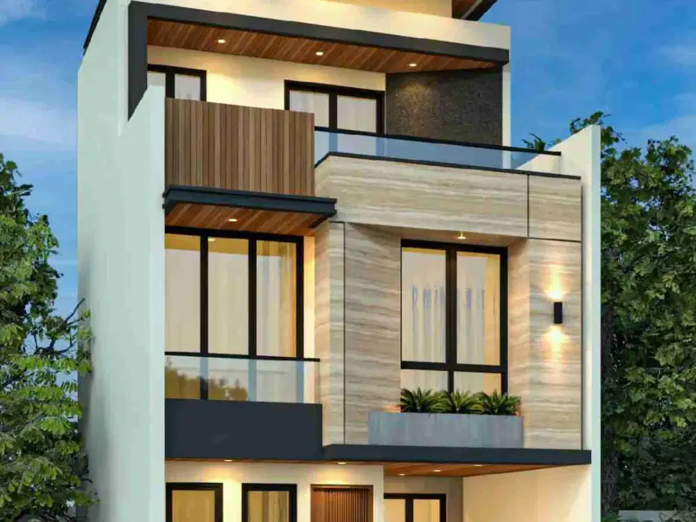 Rumah Kontemporer Modern House Jagakarsa Jakarta Selatan