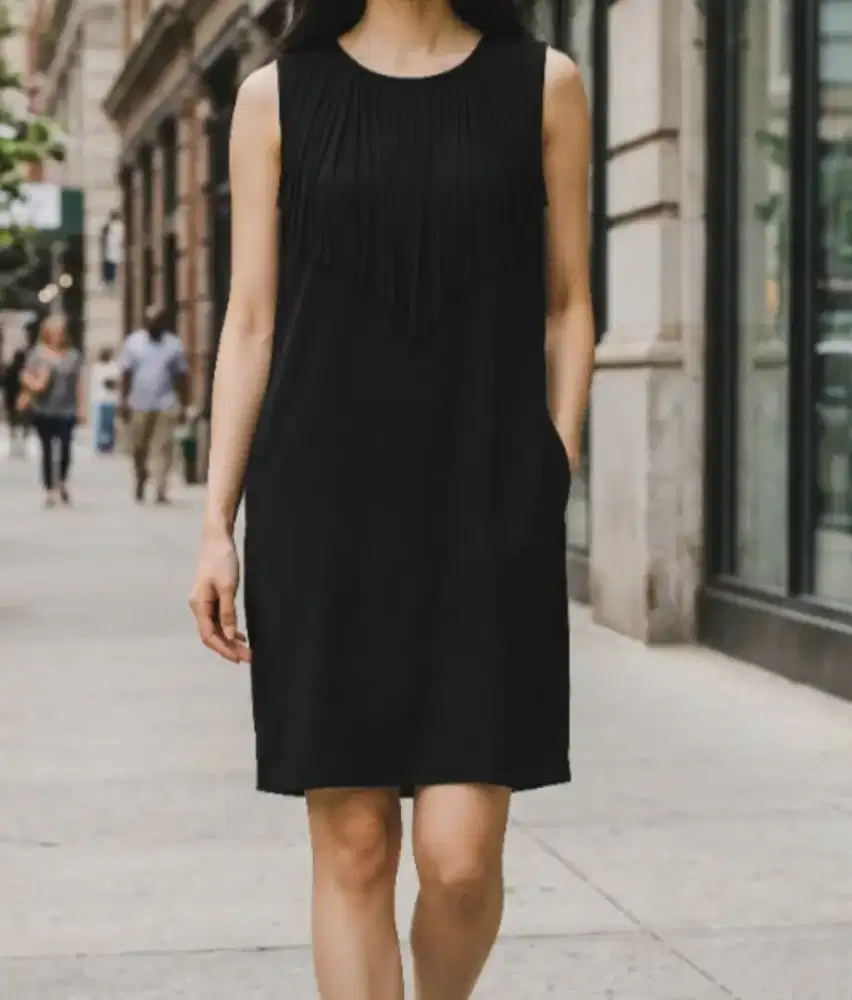Dress premium hitam
