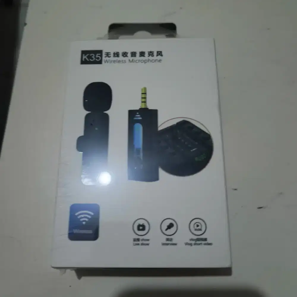 Microphone Clip Wireless K35 Jack Audio