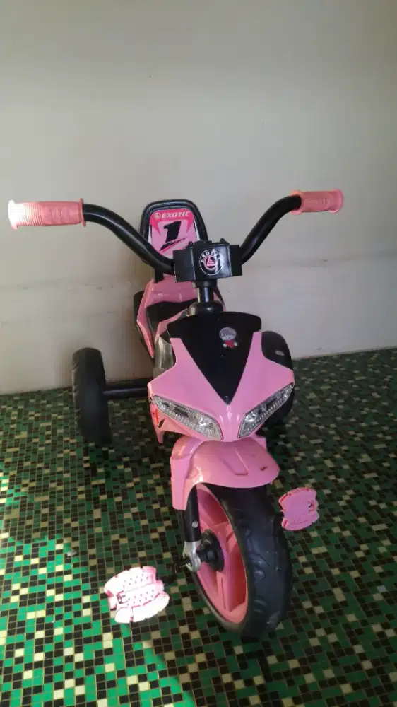 sepeda anak warna pink