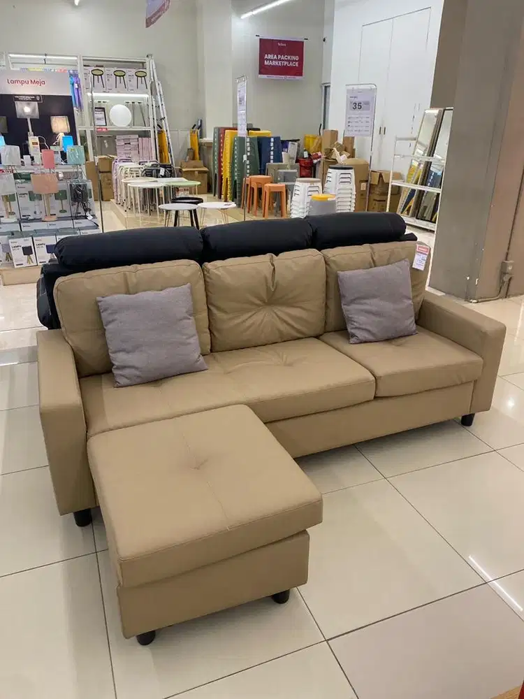 jual sofa L minimalis murah informa/selma