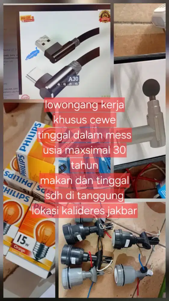 Loker khusus cewe tinggal dalam lokasi kalideres lowongan toko online