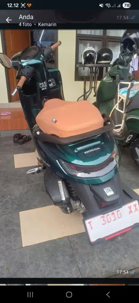 Motor Stylo hijau ABS jatah AHM