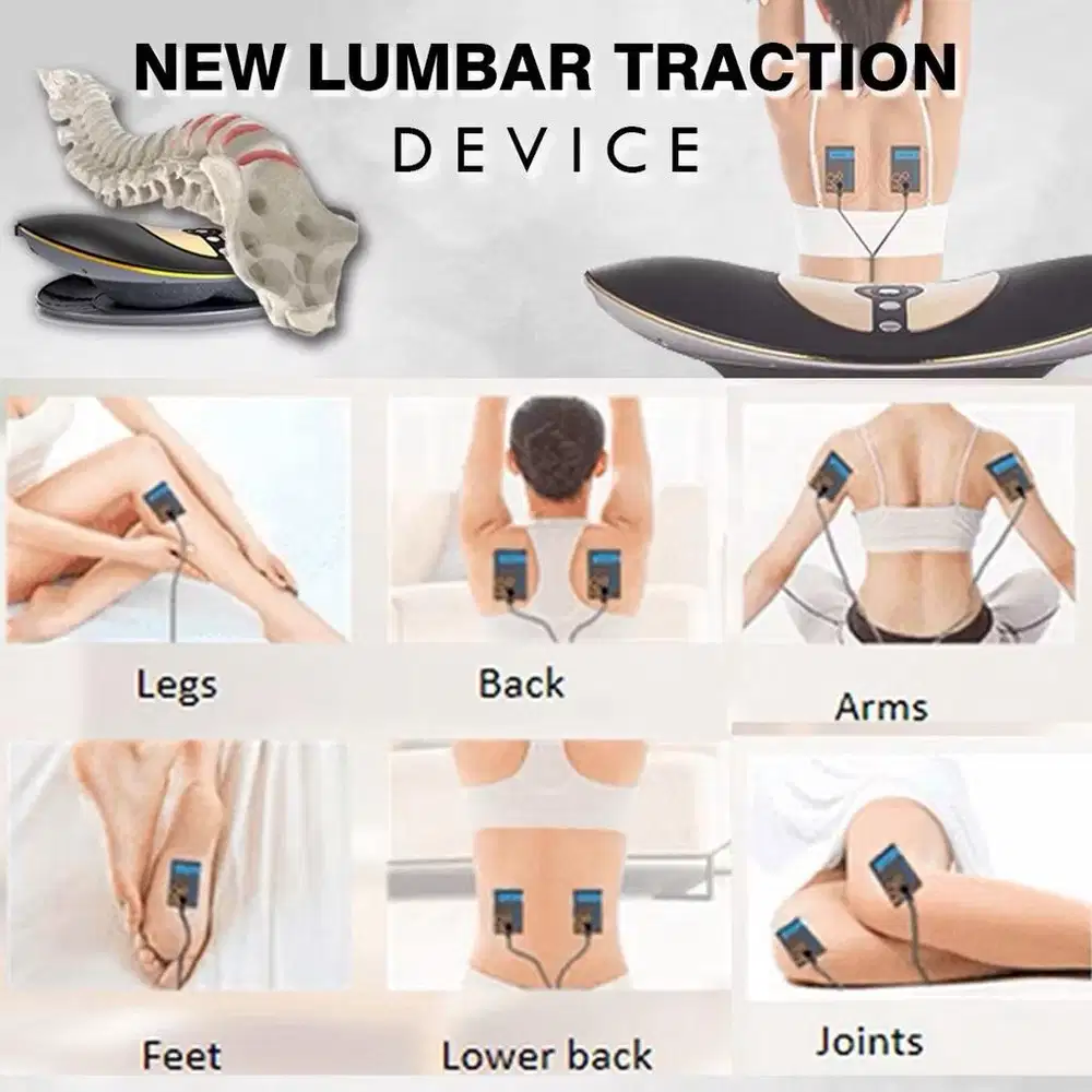 Lumbar Traction Device terapi saraf terjepit perawantan pinggang