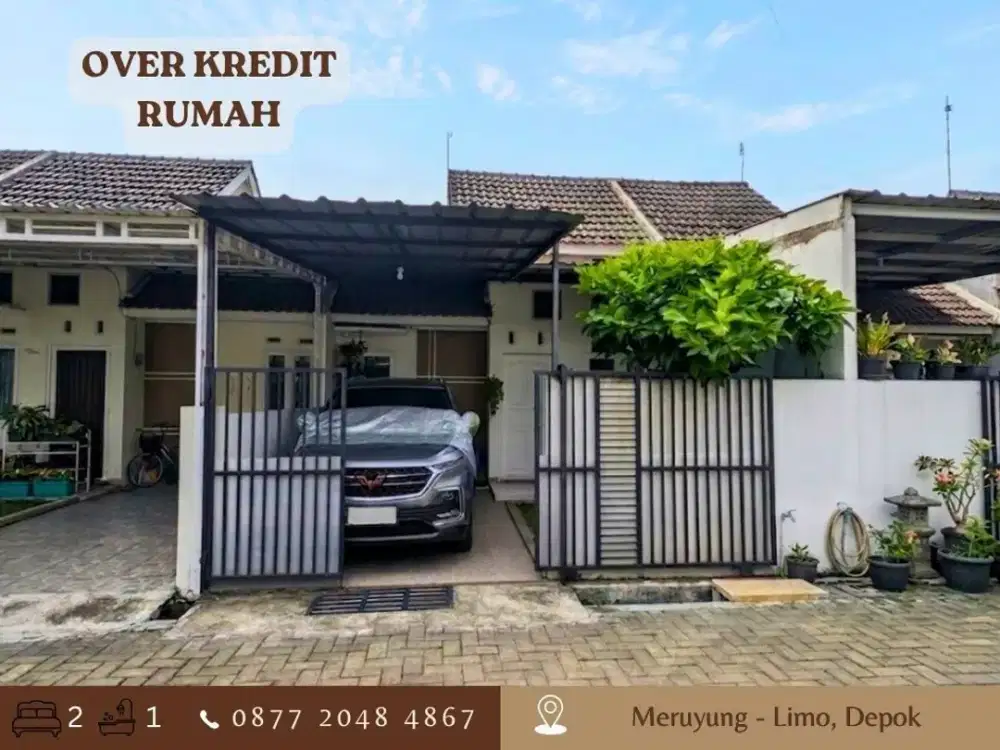 Jual Take Over Rumah 79JT dkt Tol di Meruyung Limo Depok