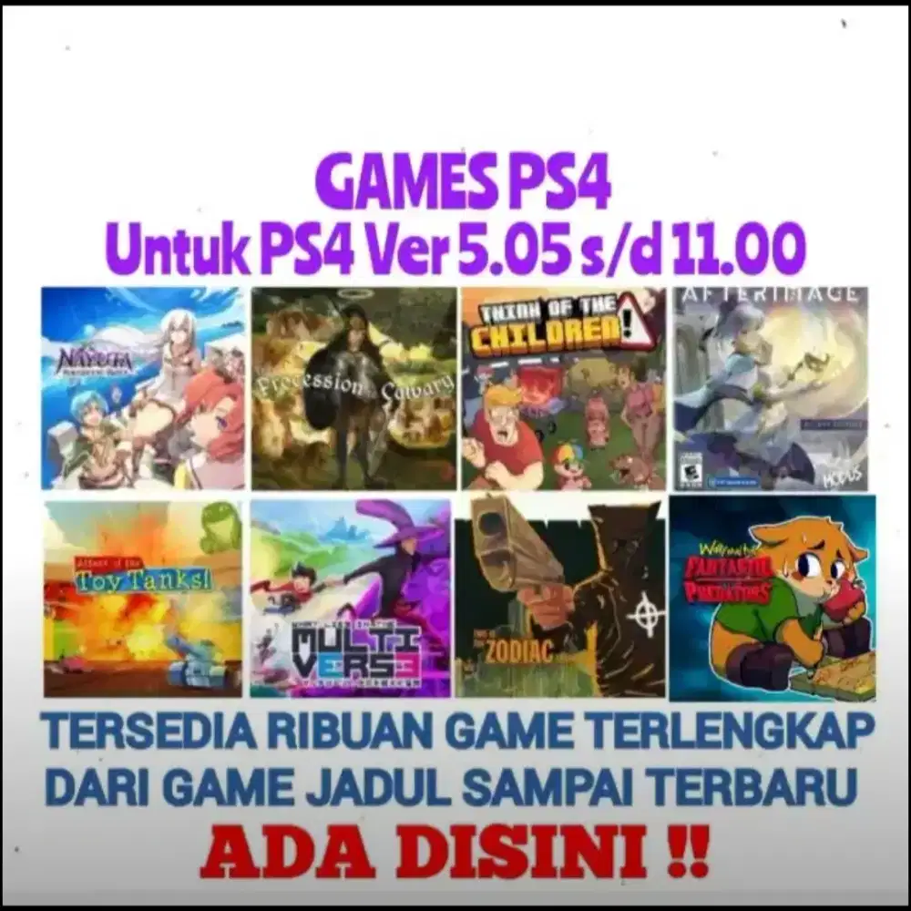 GAME PS4 KEKINIAN Murah Meriah Harganya