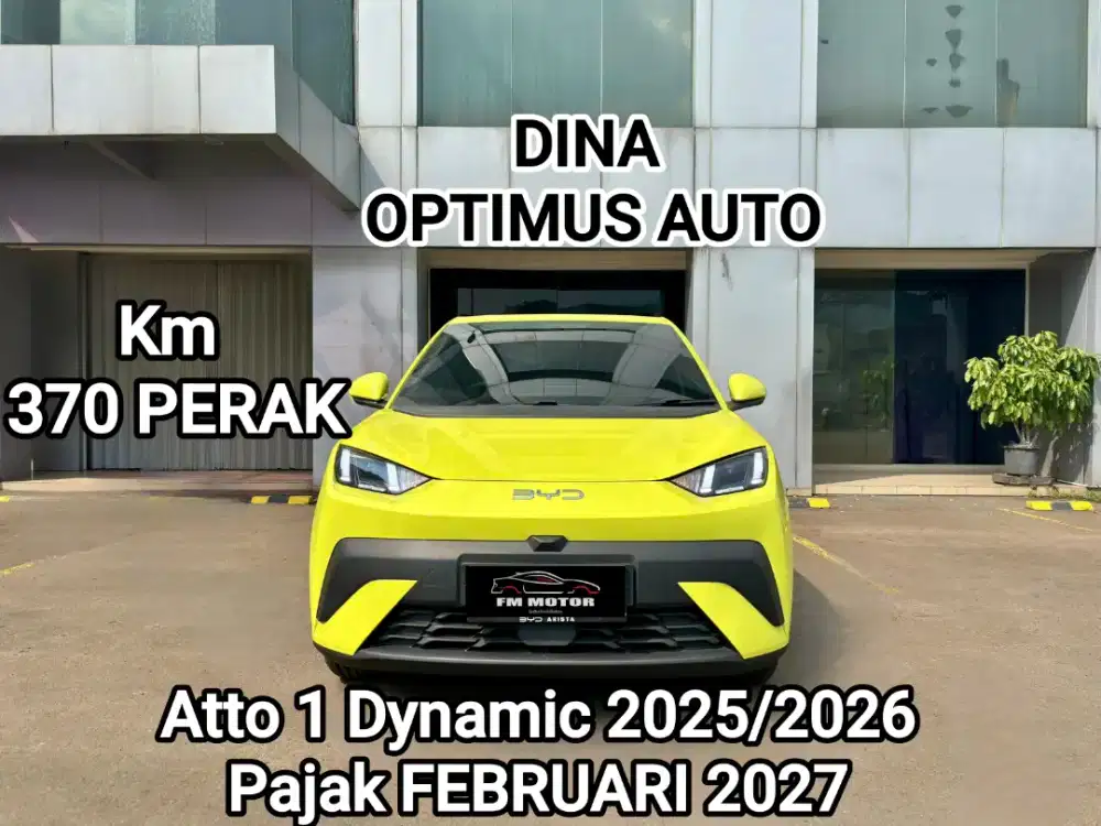BYD Atto 1 Dynamic 2025 / 2026 Km 370Perak, Pajak Februari 2027