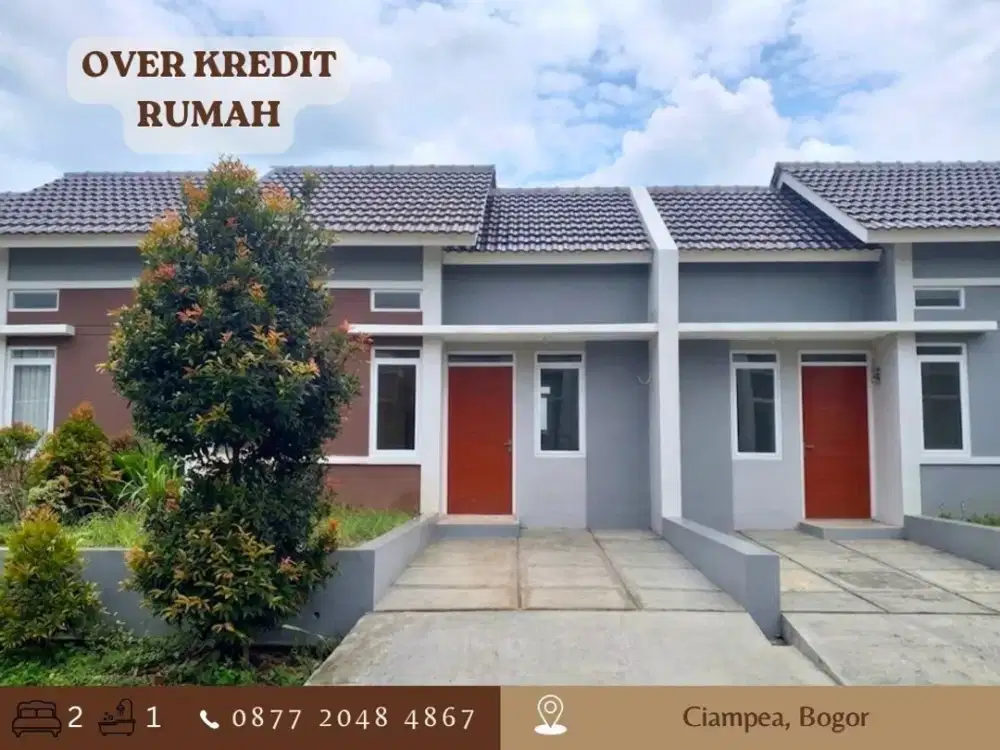 Take Over Rmh MURAH 35JT dkt Kampus IPB di Geriya Selaras Ciampea