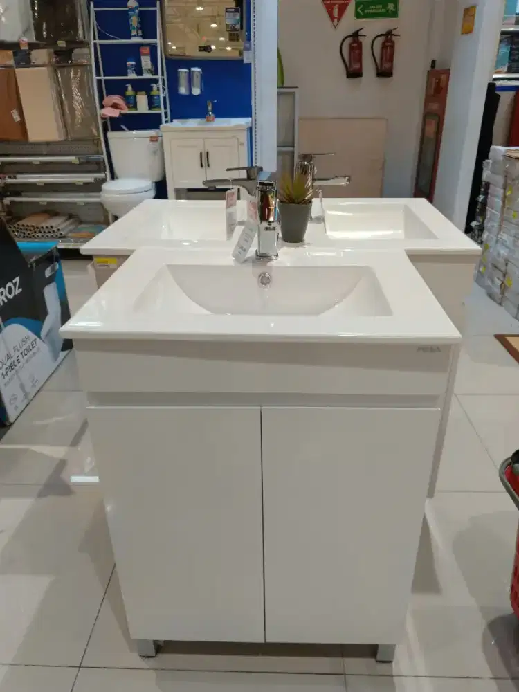 BATH CABINET PVC FOSA SET BIANCA-60