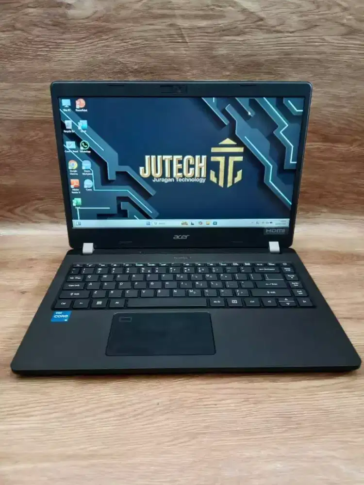 Laptop Acer TravelMate Slim Intel i5 gen 11 Ram 16 GB, Siap pakai