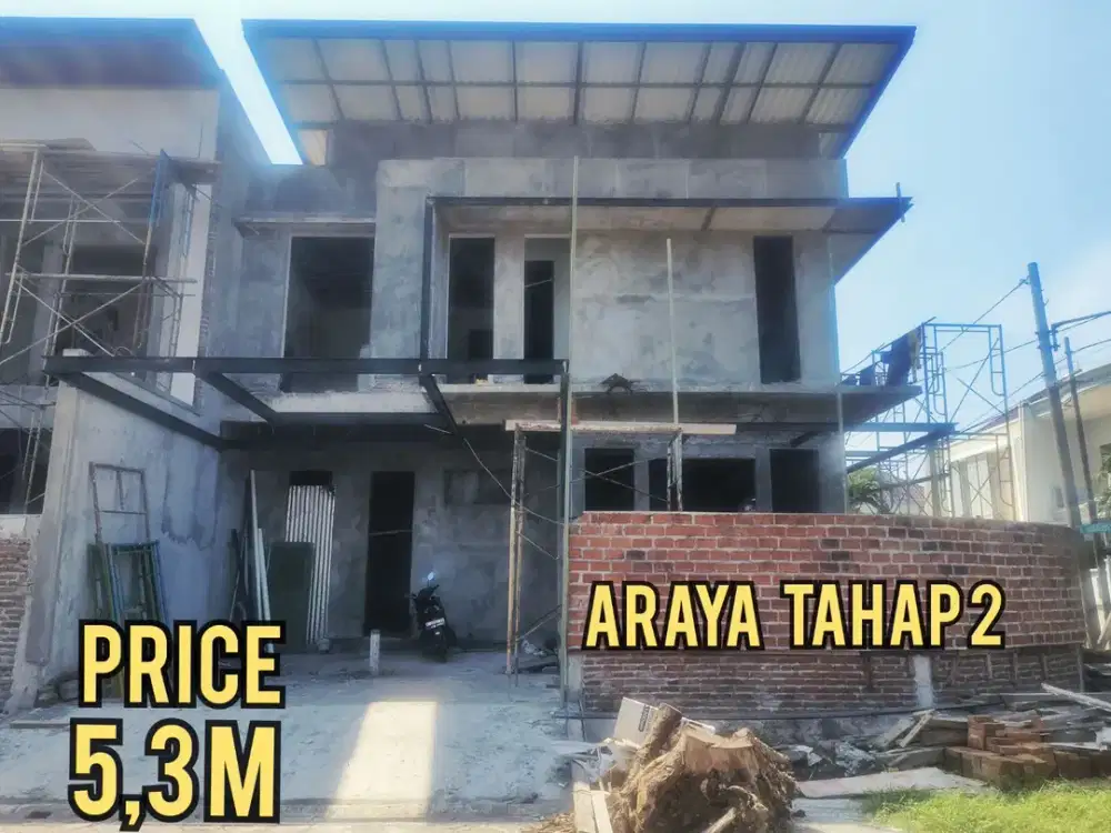 ‼️BARU GRESS‼️RUMAH HOOK MODERN TROPIS MEWAH ARAYA 2 GALAXY BUMI PERMAI SURABAYA TIMUR. DEKAT MERR, MANYAR, KLAMPIS, ITS, Dsb