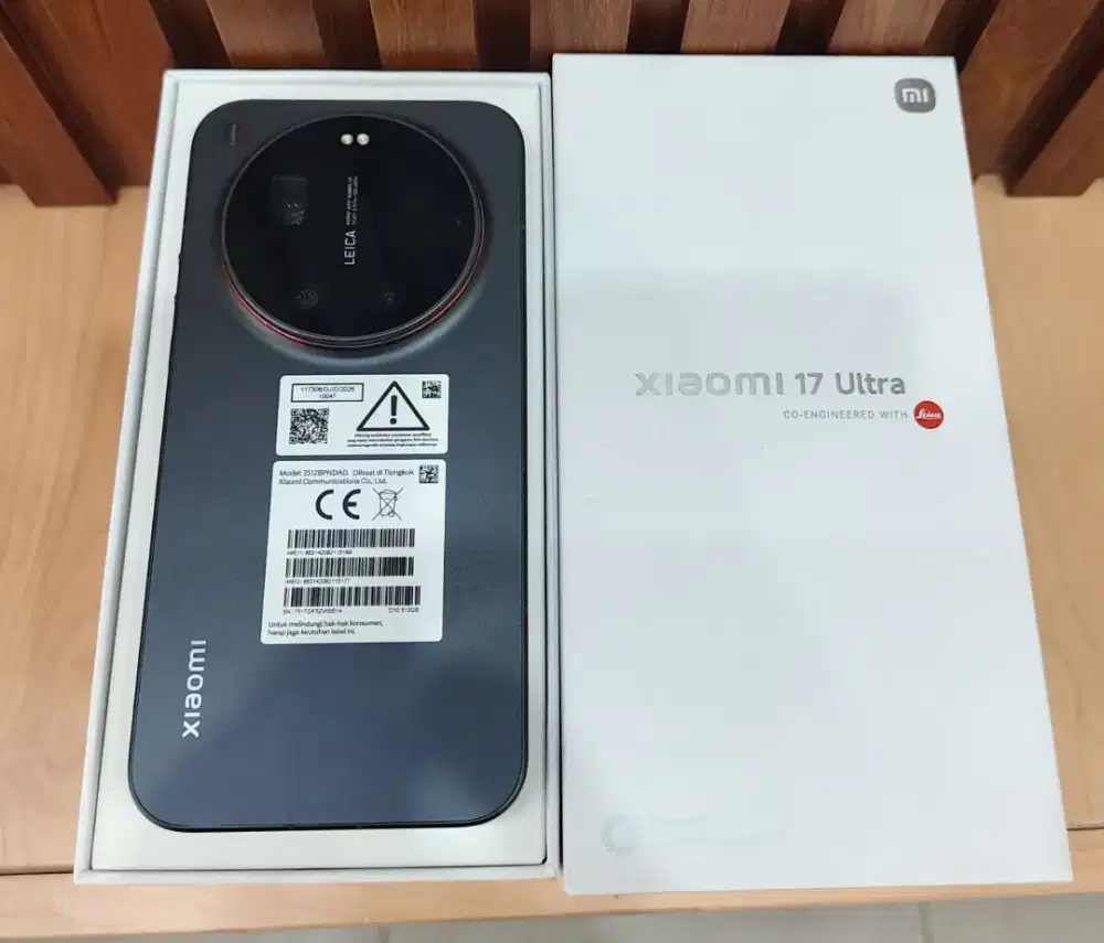 Xiaomi 17 Ultra 16/512 GB Second 1 Bulan Pakai