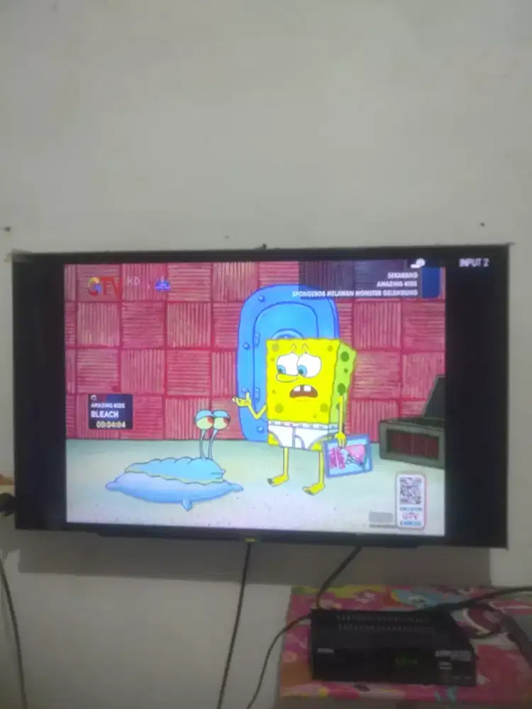 jual LED tv Sharp 32inch & set top box apple