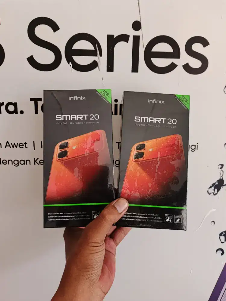 Fast respon WA Infinix Smart 20 4+4/128 Garansi resmi 1thn