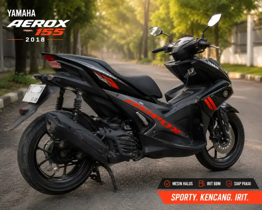 Yamaha Aerox 155 VVA 2018 Full Original