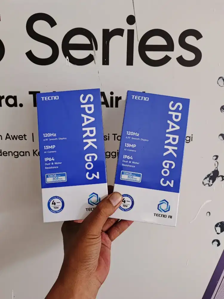 Fast respon WA Tecno Spark GO3 4+4/64 Garansi resmi 13bln