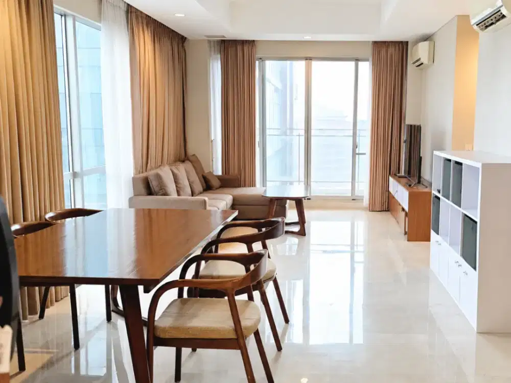 Apartemen Branz Simatupang 125,6m2 2BR High Floor Semi Furnish Siap Huni
