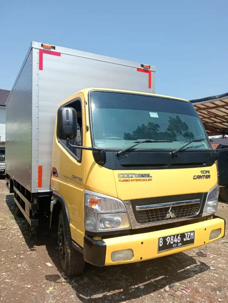 ISTIMEWA ! MITSUBISHI CANTER 2011 CDD FE 73 DOUBLE BAN BOX 20 KUBIK