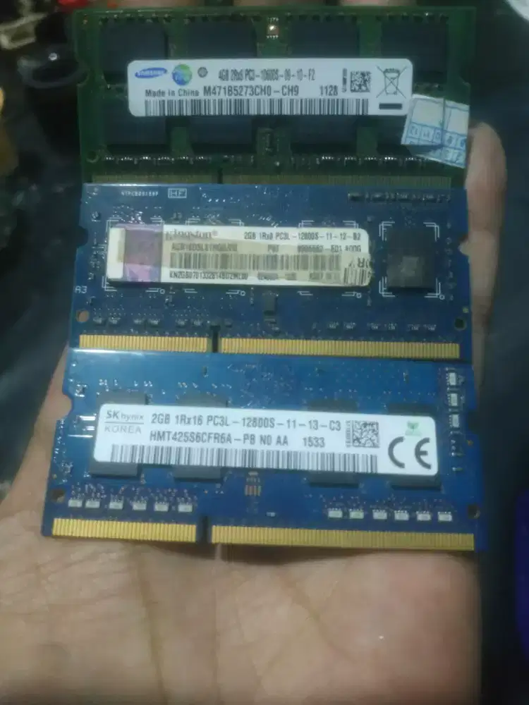 ram laptop ddr3 1 4gb  4gb x2