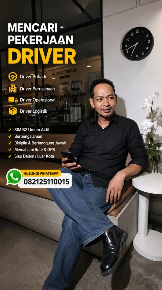 Driver SIM B2 Umum Berpengalaman Siap Kerja