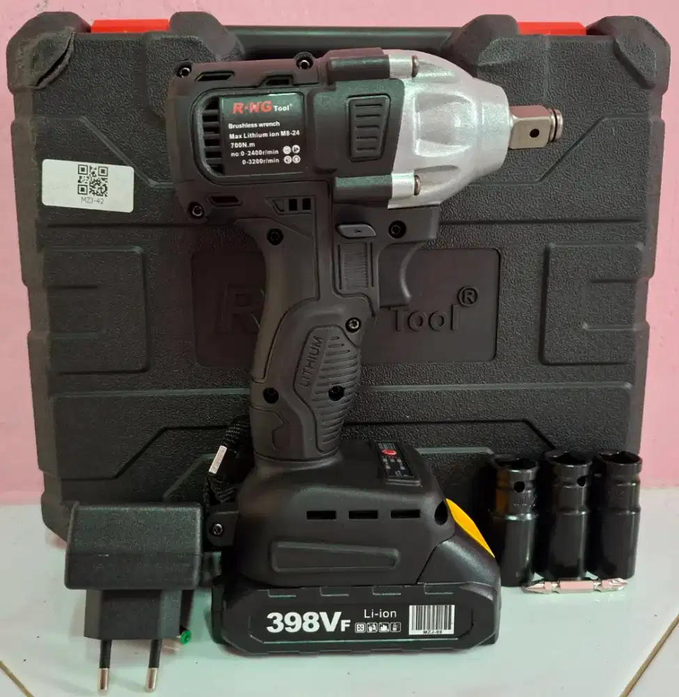 Baru mesin buka baut cordless baterai impact wrench brushless 700 nm