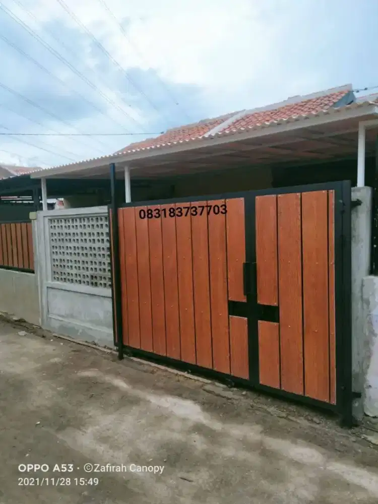 Pagar minimalis grc