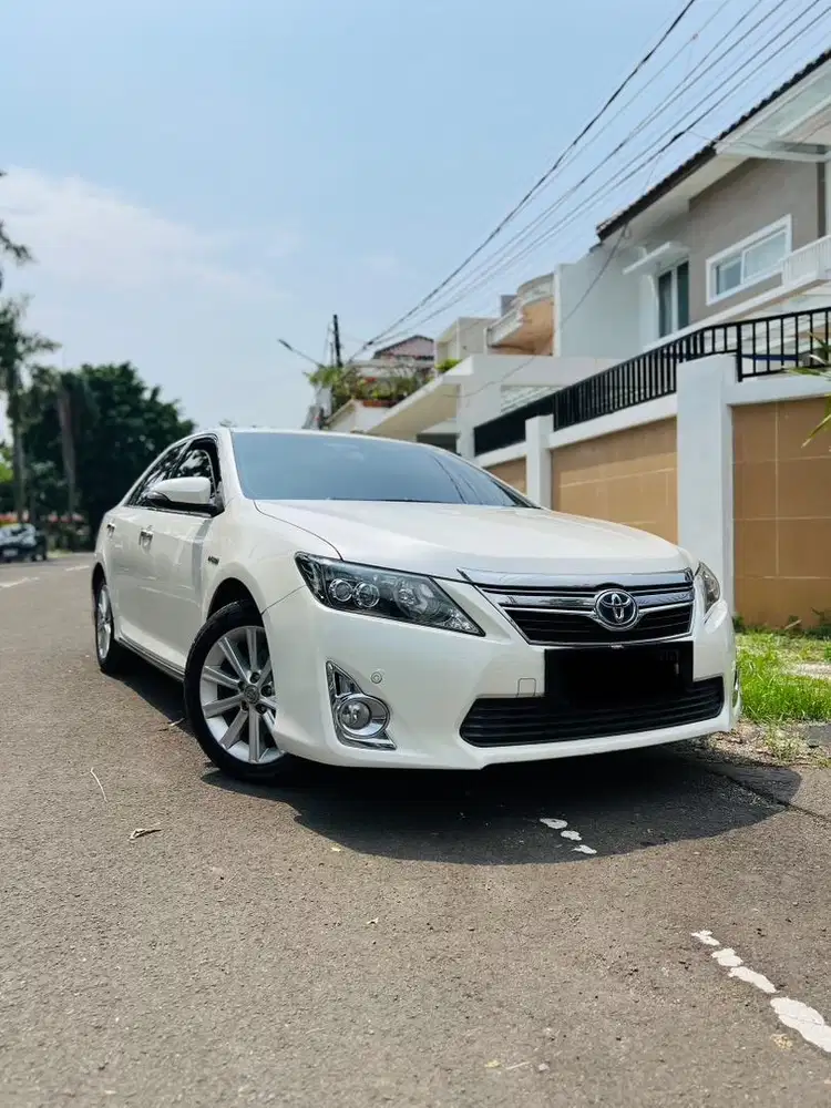 CASH TOYOTA CAMRY HYBRID BATTRY 1 SET SDH GANTI ORIGINAL MEWAH WHITE