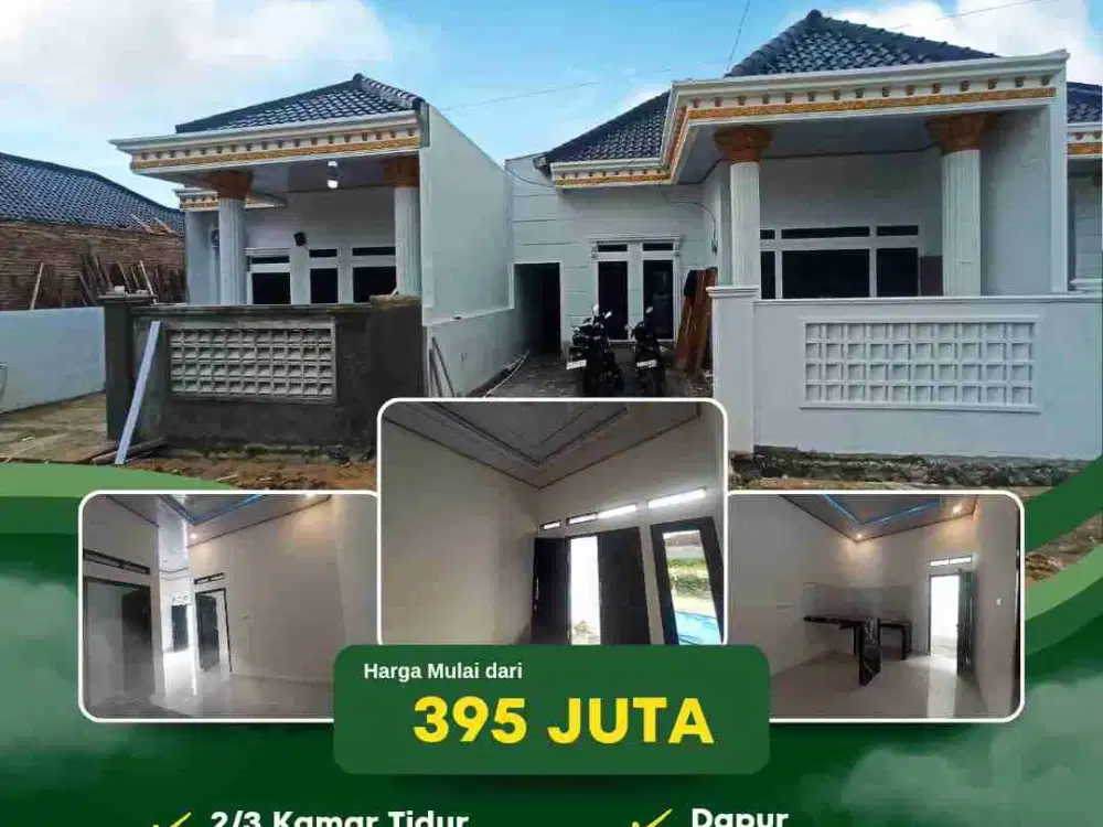 Rumah Syariah Dekat UNILA – Bebas Banjir & Tanpa BI Checking
