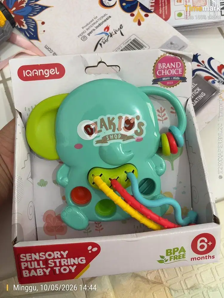 Sensory pull string baby toy - 1Qangel