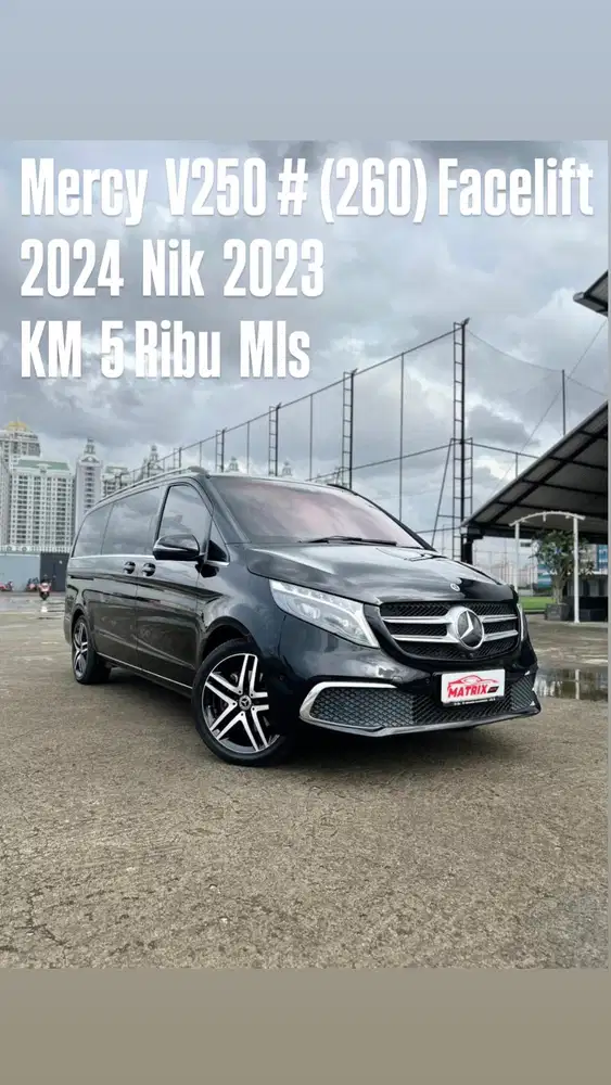 Mercy V250#(269) Black on black 2024 nik23 Siap pakai