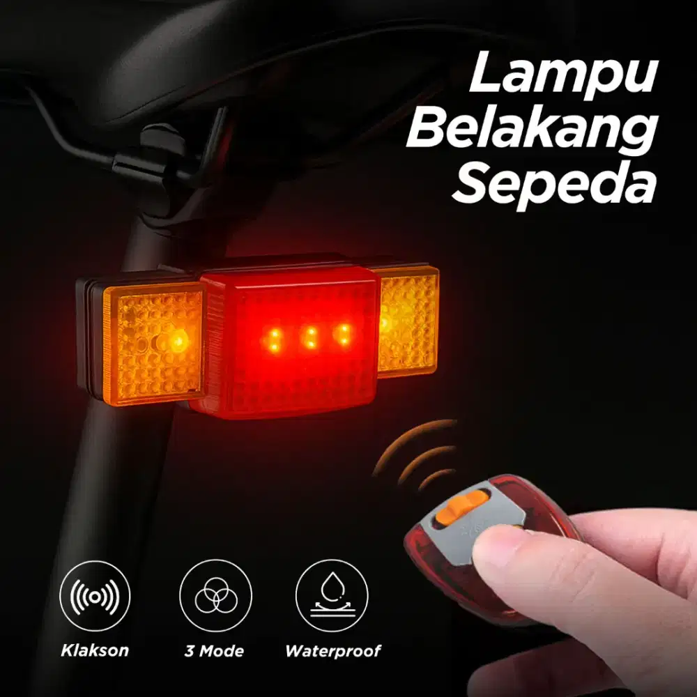 Lampu Belakang Sepeda Klakson JY -608