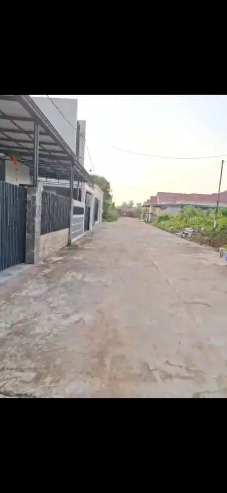 Tanah kavling jalan perdana dalam komplek cluster