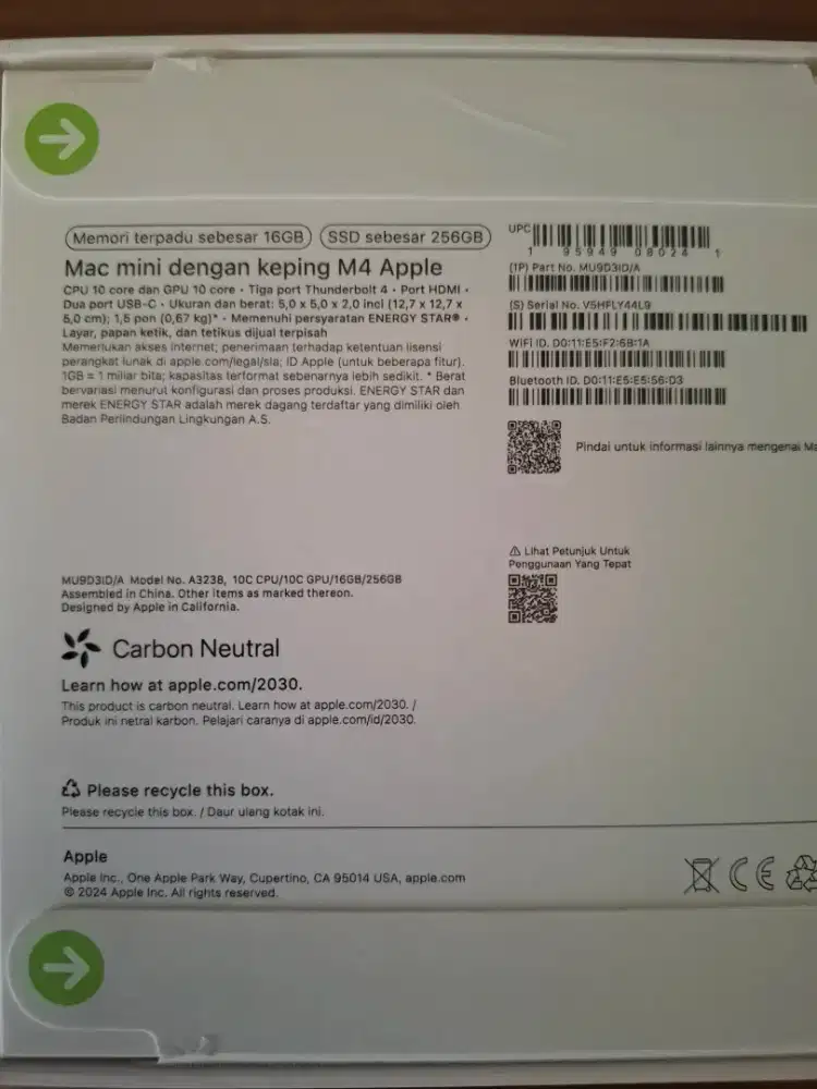 Mac Mini M4 Apple