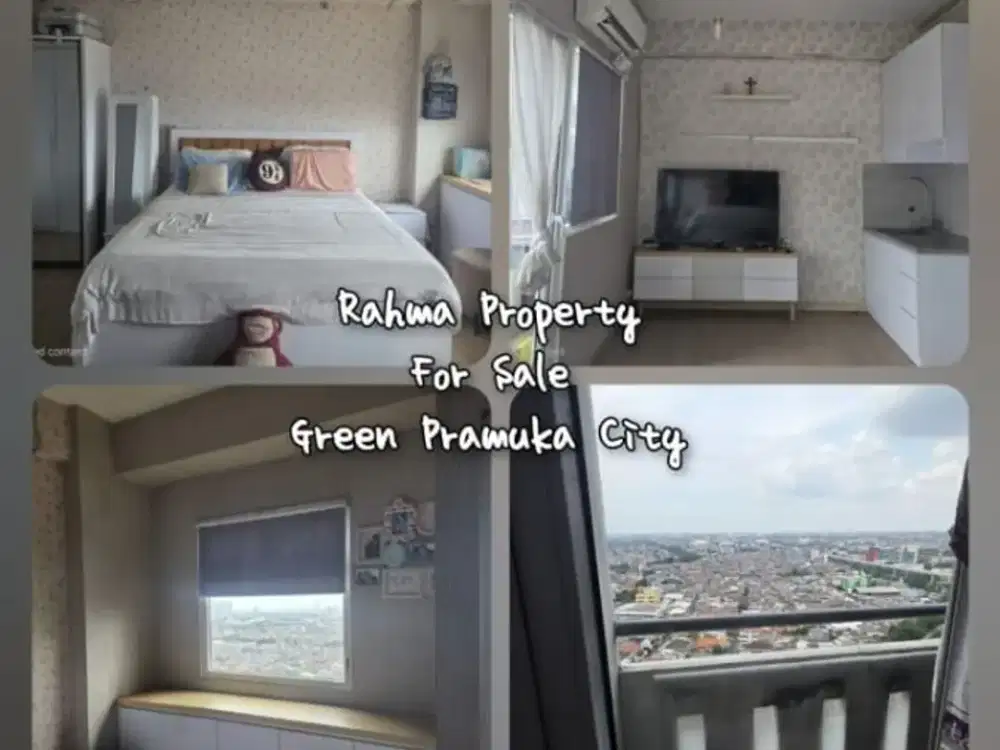 Harus Terjual Bulan Ini,Tower Nerine lantai rendah furnished Terbaik Green Pramuka City