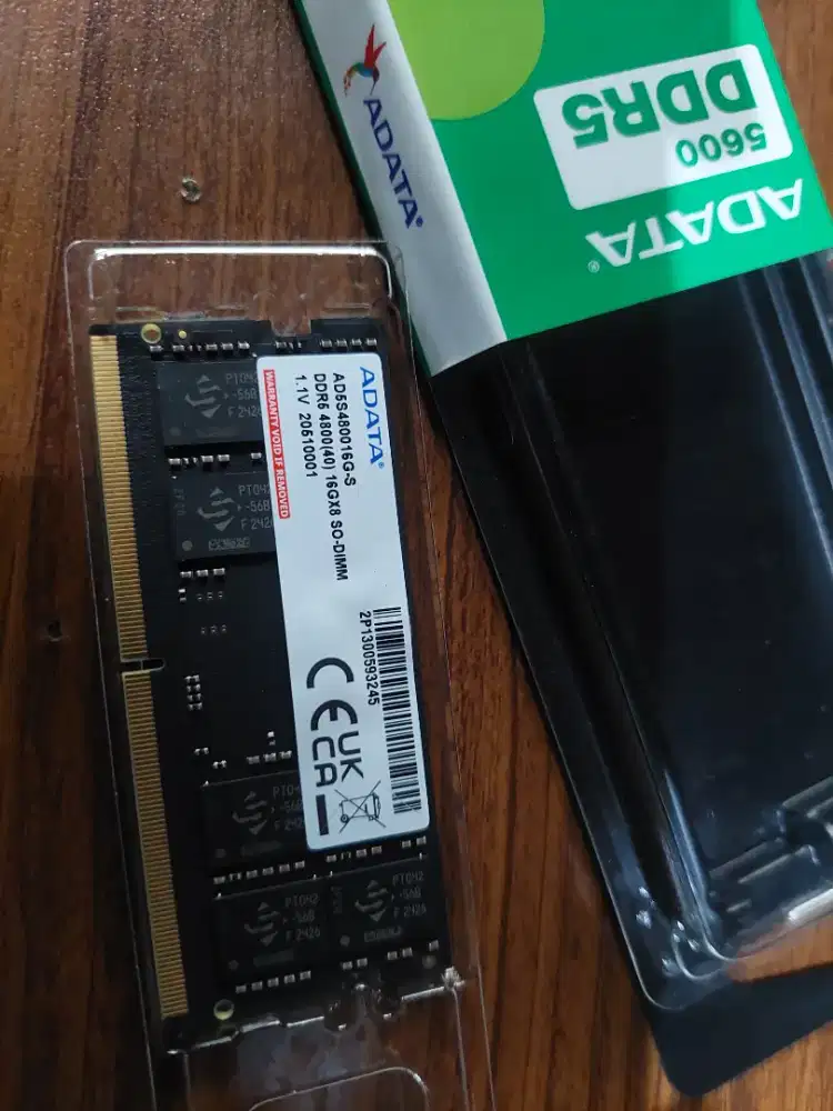 Memory Ram Sodimm DDR5 16GB PC4800