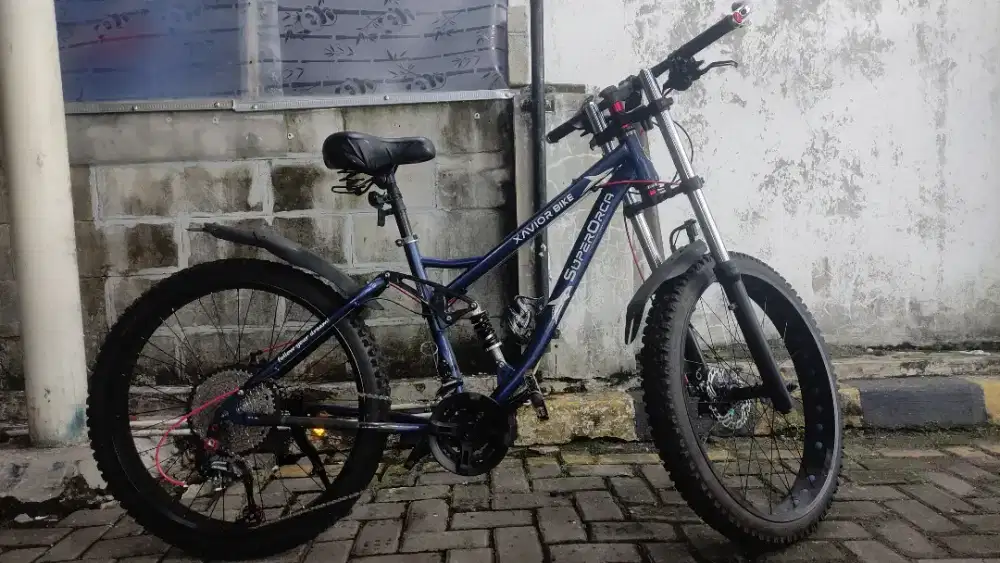 Mtb Xavior SuperOrca fullsus fatbike 26 upgrade