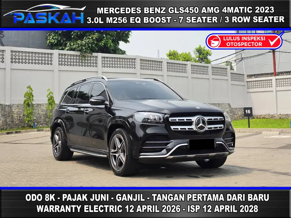 B-1855-BP GANJIL Odo=8K BUNGA=4% GLS 450 AMG 4Matic 2023 GLS450 2023